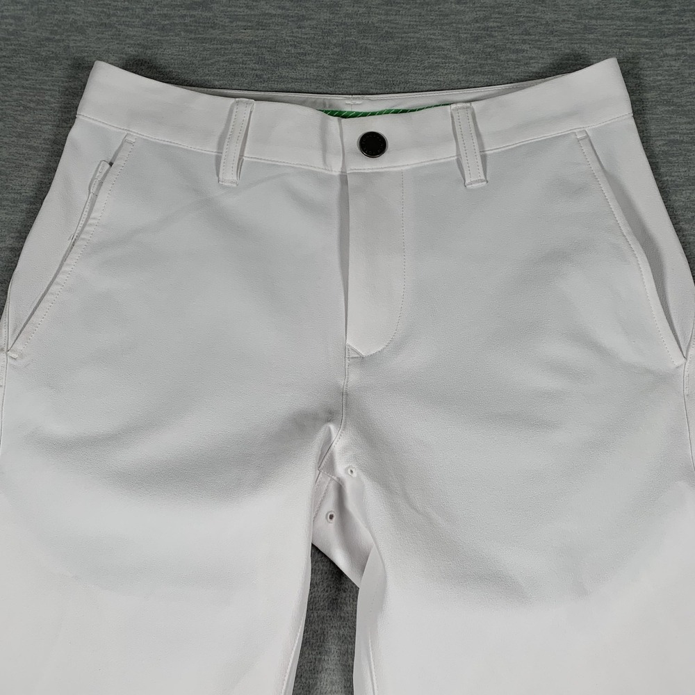 Bonobos Golf Pants Mens 30x29 (28x28) White Slim Fit Stretch Khaki Chino - Picture 4 of 13